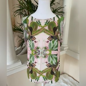 TED BAKER LANGLEY Kaytee Jungle Floral Sleeveless Tank Top Women’s 0 / XS